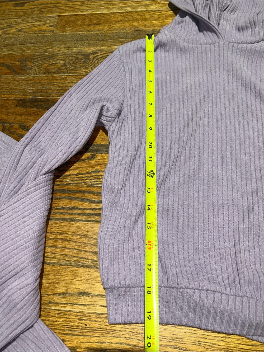 H&M Lavender Ribbed Hoodie and Pants Set - Picture 6 of 10